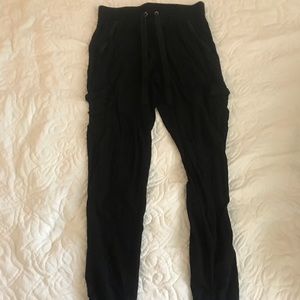 Black cargo pants